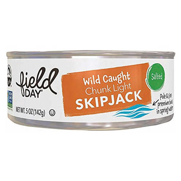 Field Day - Tuna Light Skipjack Salt - CS of 12-5 OZ