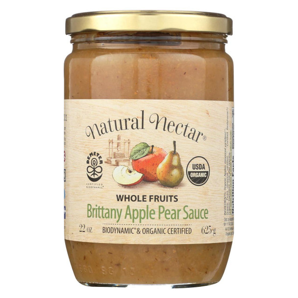 Natural Nectar Brittany Sauces - Apple - Case of 6 - 22.2 oz.