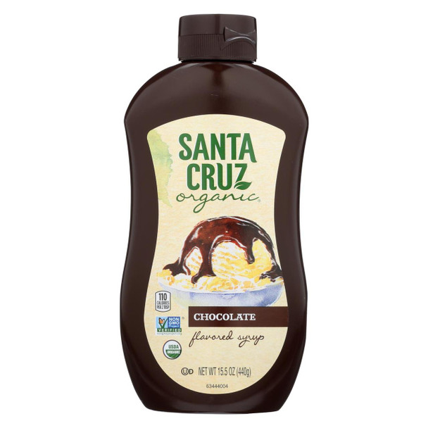 Santa Cruz Organic Syrup - Organic - Chocolate - Case of 6 - 15.5 fl oz