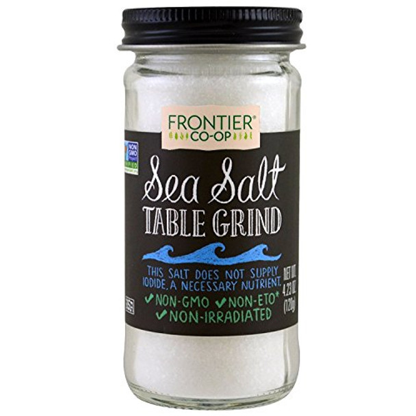 Frontier Natural Products Coop Grinder - Sea Salt - Table - 4.23 oz