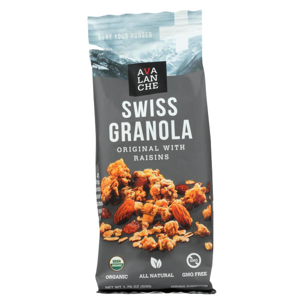 Avalanche Granola - Organic - Orignl Raisns - Case of 6 - 1.76 oz