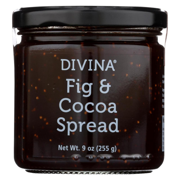 Divina - Spread - Fig and Cocoa - Case of 12 - 9 oz