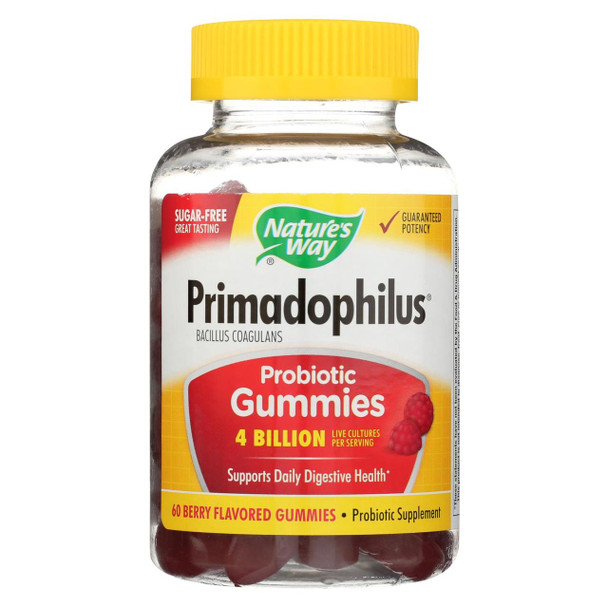 Nature's Way - Primadophilus - Probiotic Gummies - 60 count