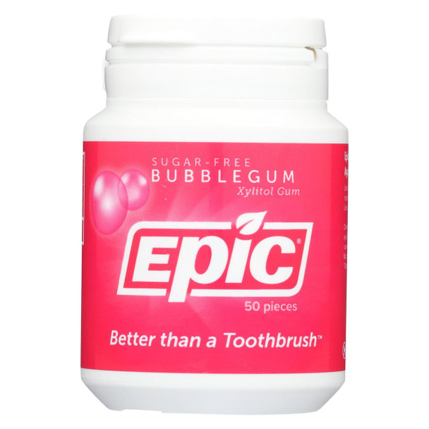 Epic Dental - Xylitol Mints - Bubble Gum - 50 CT