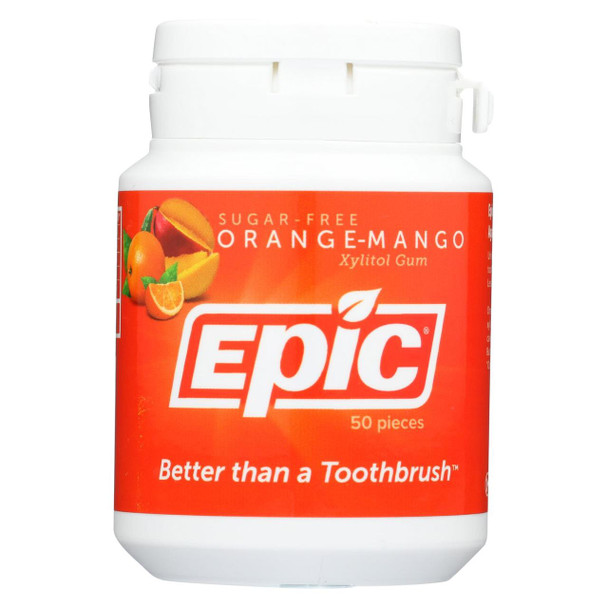 Epic Dental - Xylitol Mints - Orange-Mango - 50 CT