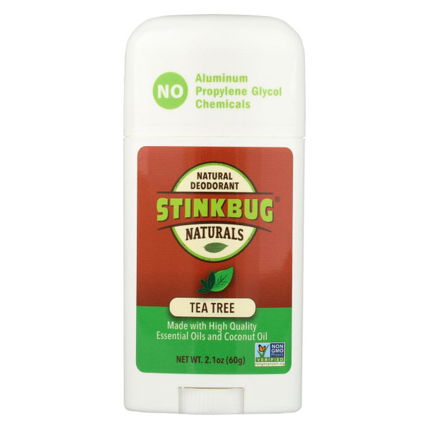 Stinkbug Naturals Deodorant Stick - Tea Tree - 2.1 oz