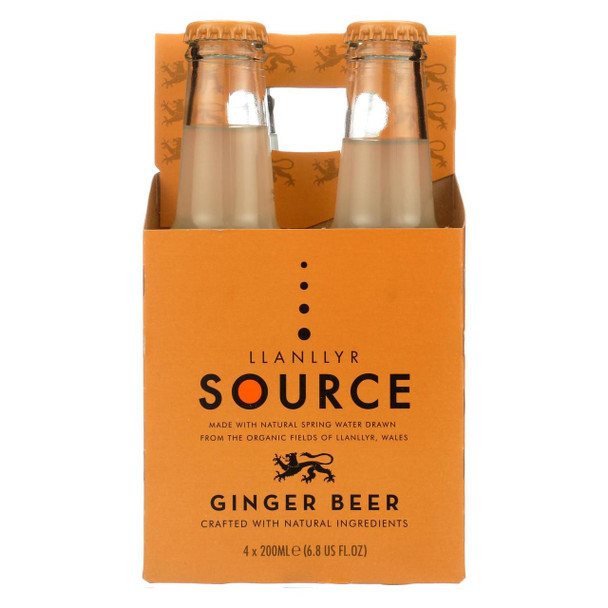 Llanllyr Source Water Ginger Beer - Glass - Case of 6 - 4/6.8 fl oz