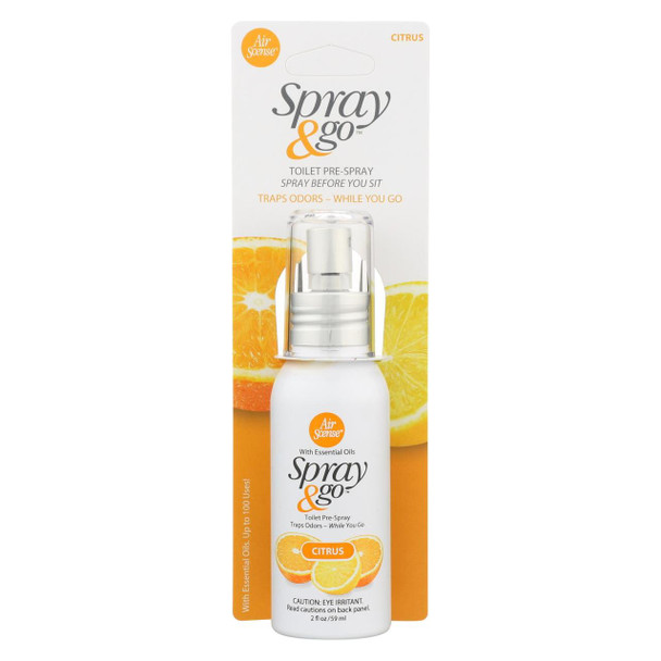 Air Scense - Spray and Go - Citrus - Case of 6 - 2 fl oz