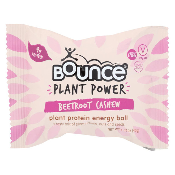 Bounce - Energy Ball Beetroot Cashew - Case of 12-1.41 oz