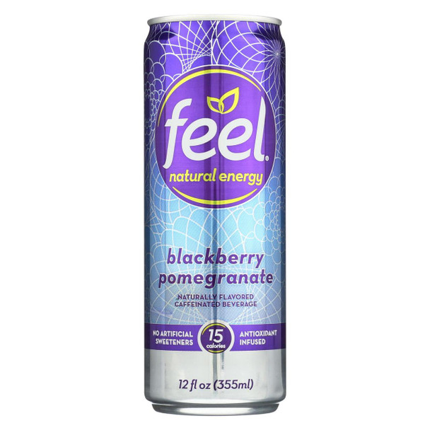 Feel Natural Energy Energy Drink - Wild Berry - Case of 12 - 12 oz
