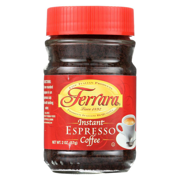 Ferrara Instant Espresso - Case of 12 - 2 oz