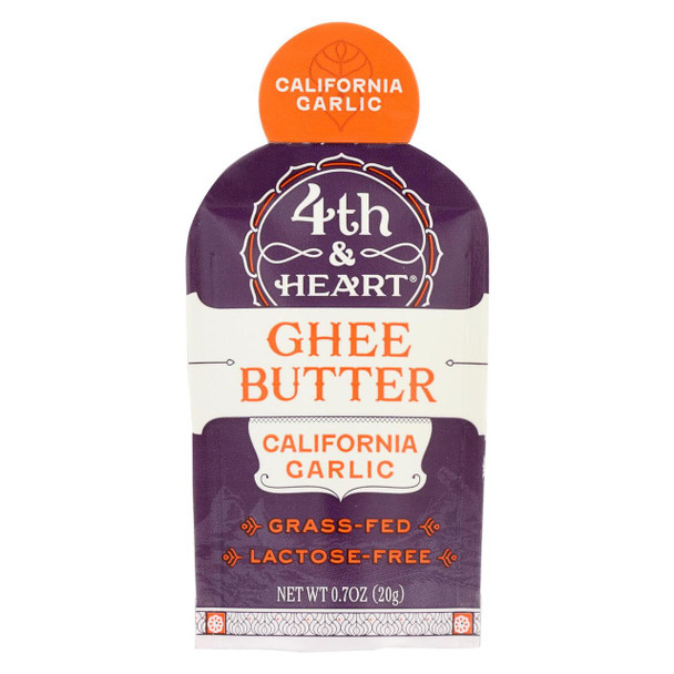 4th and Heart - Ghee - California Garlic - Single - Case of 5 - 0.7 oz.
