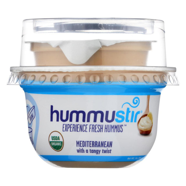 Hummustir Hummus - Mediterranean - Case of 6 - 7 oz.