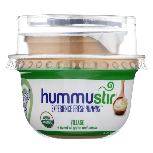 Hummustir Hummus - A Blend Of Garlic And Cumin - Case of 6 - 7 oz.