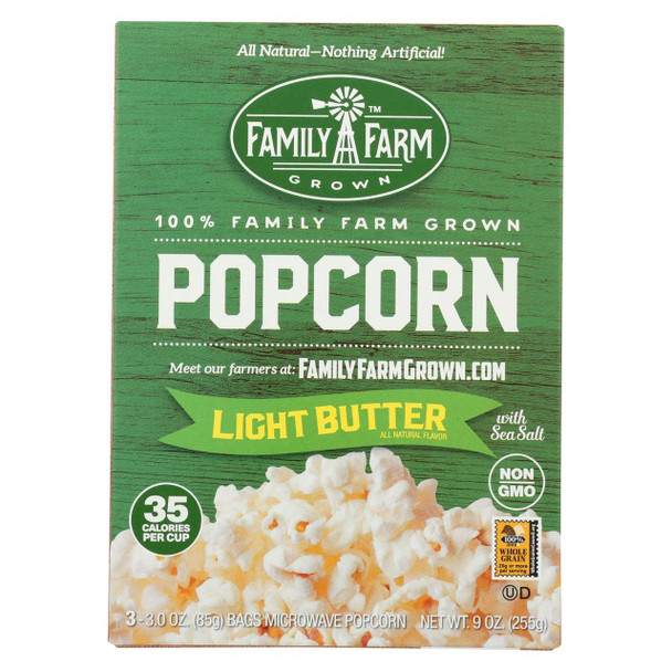 Black Jewell Popcorn - Micro - Lgt Butter - Case of 6 - 9 oz