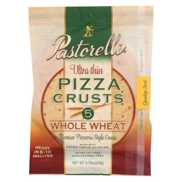 Pastorelli Pizza Crusts - Ultra Thin - White - Case of 10 - 8.75 oz