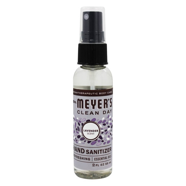 Mrs. Meyer's Clean Day - Hand Sanitizer - Lavender - Case of 12 - 2 fl oz.