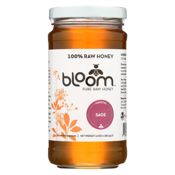 Bloom Honey - Honey - Sage - Case of 6 - 16 oz.