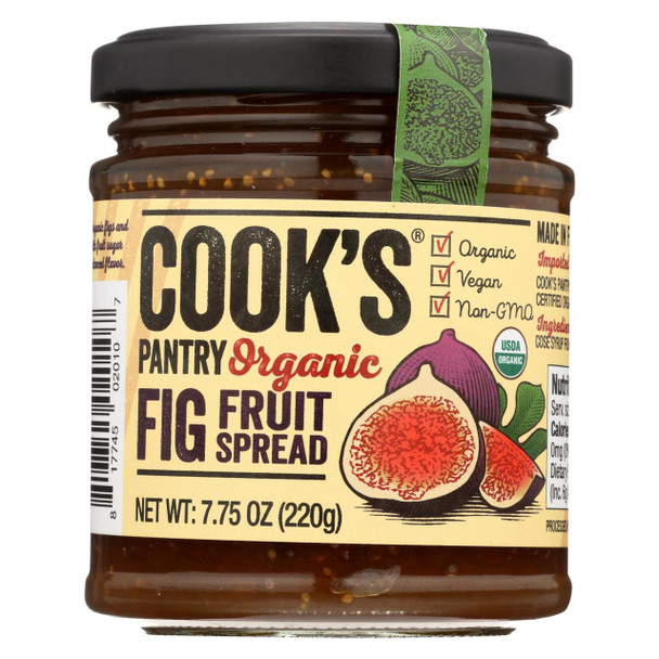 Cook's Pantry Fruit Spread - Fig Fruit - Case of 8 - 7.75 oz.