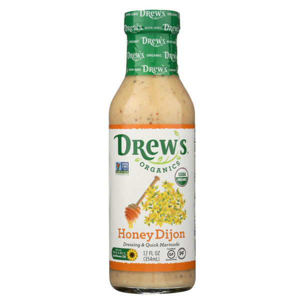 Drew's Organics - Salad Dressing - Honey Dijon - Case of 6 - 12 oz.