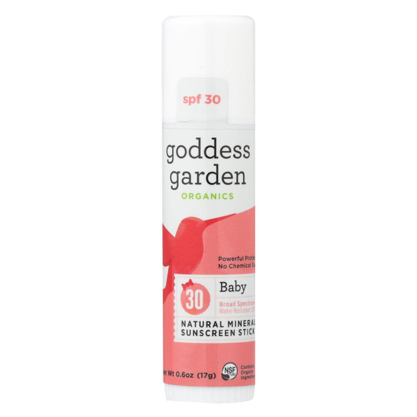 Goddess Garden Sunscreen - Baby - Case of 10 - .6 fl oz.