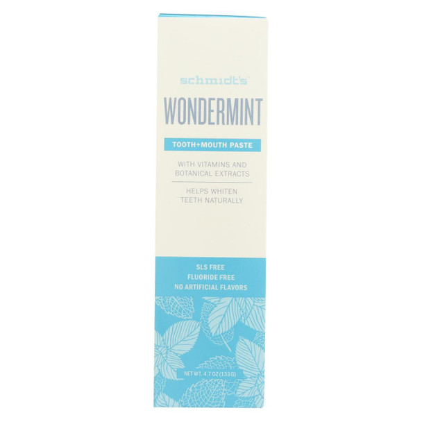 Schmidt's - Toothpaste Wondermint - 4.7 oz.