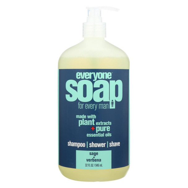 Everyone Kid Soap - Sage and Verbena - Case of 1 - 32 fl oz.