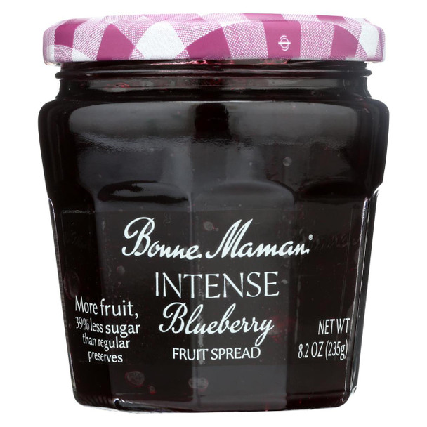 Bonne Maman - Fruit Spread - Blueberry Fruit Spread - Case of 6 - 8.2 oz.