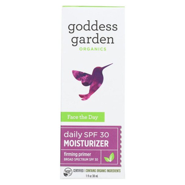 Goddess Garden Sunscreen - Face The Day SPF 30 - Case of 4 - 1 fl oz.