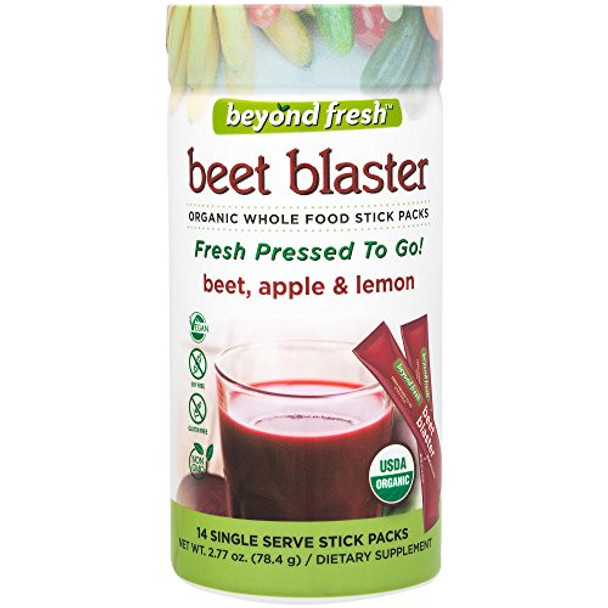 Beyond Fresh - Fresh Pressed to Go - Beet Blaster -
 Beet Apple and Lemon - 14 Count