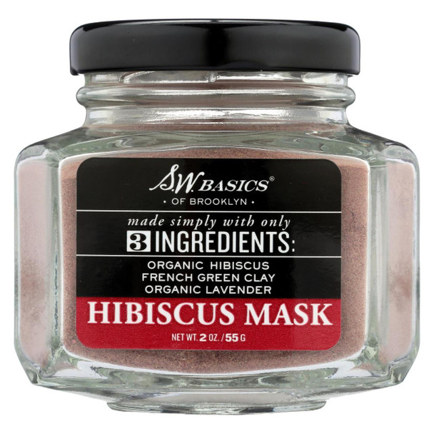 S.W. Basics - 3 Ingredients Hibiscus Mask - 2 oz.