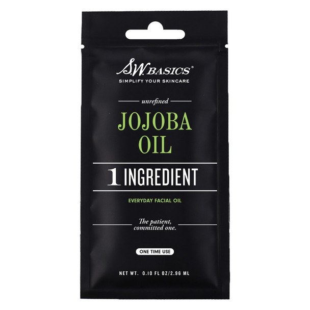 S.W. Basics - Jojoba Facial Oil Single Use - Case of 10 - 0.1 oz.