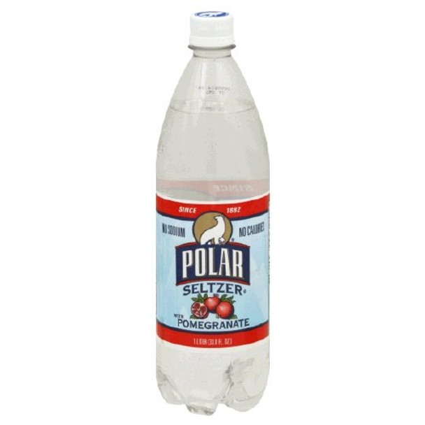 Polar Beverages Seltzer - Pomegranate - Case of 12 - 33.8 fl oz