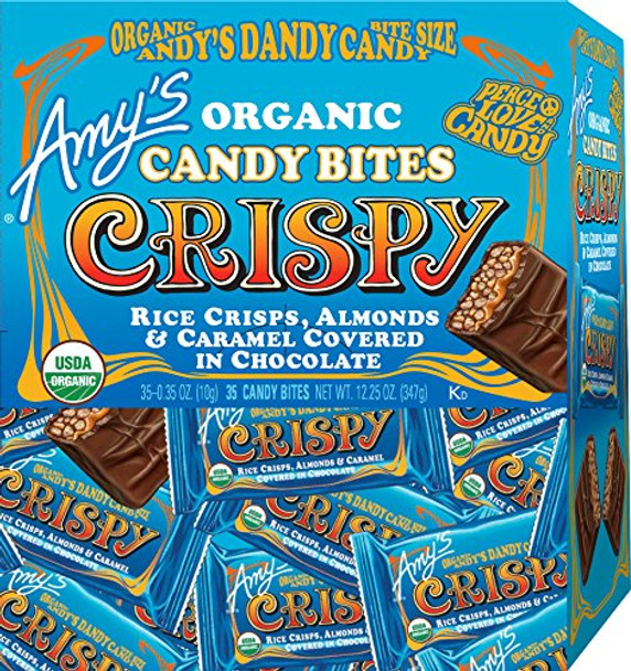 Amy's Organic Candy Bites -Crispy - Case of 35 - 0.35 oz.