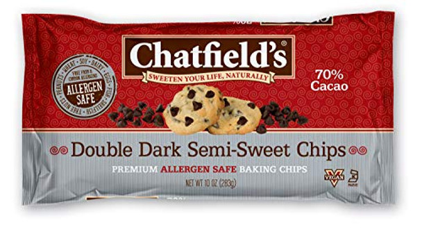 Chatfield's - Semi-Sweet Double Dark Chocolate Chips - Case of 12 - 10 oz.