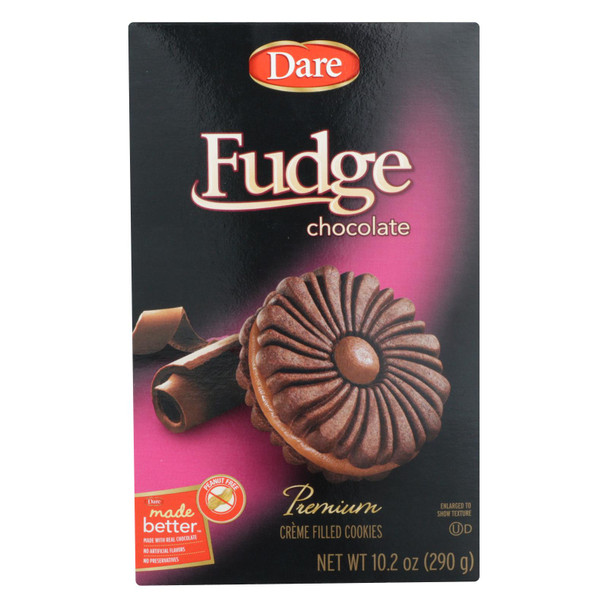 Dare - Cookies - Chocolate Fudge - Case of 12 - 10.2 oz.