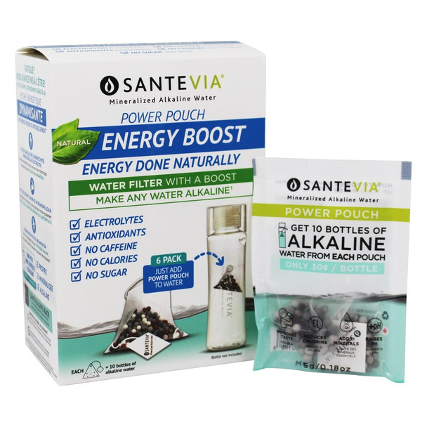 Santevia Water Systems - Power Pouch - Energy Boost -6 Count