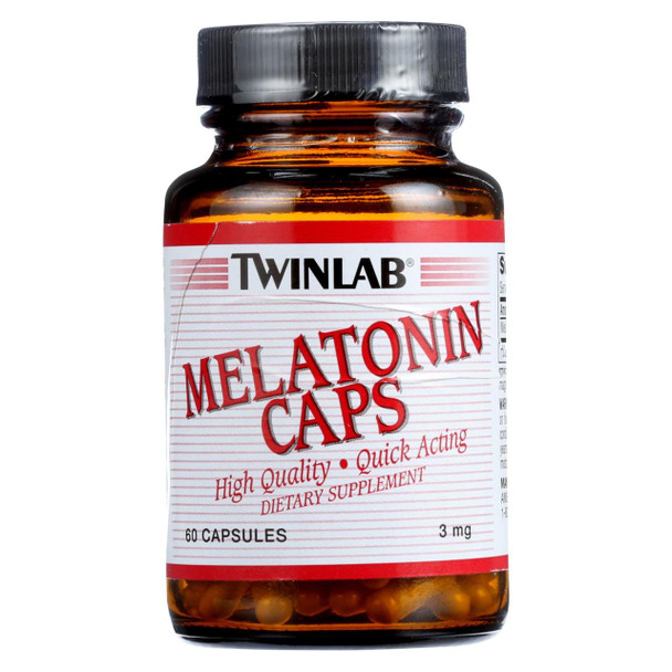 Twinlab Melatonin Caps - 3 mg - 60 Capsules