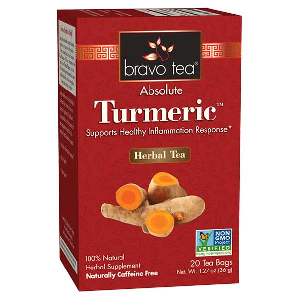 Bravo Teas and Herbs - Tea - Absolute Tumeric - 20 Bag