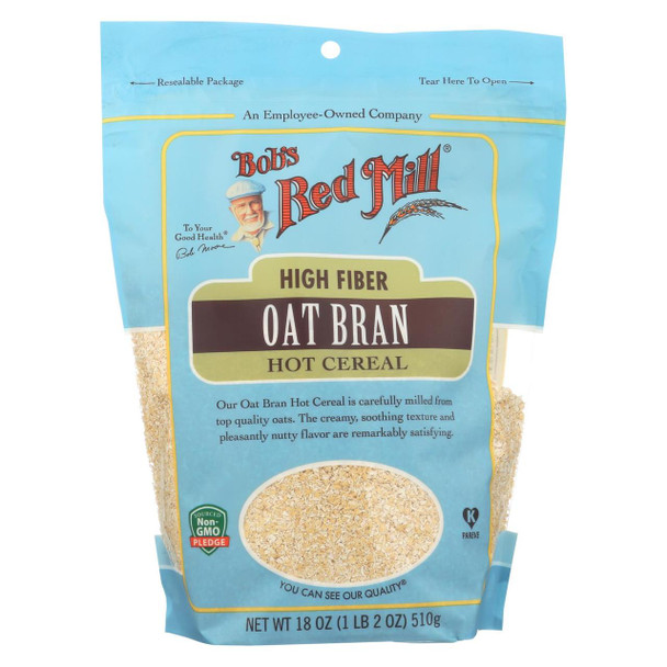 Bob's Red Mill - Oat Bran Hot Cereal - Case of 4-18 oz.