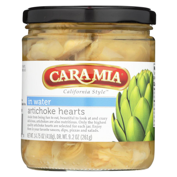 Caramia - Artichoke Hearts - in Water - Case of 12 - 14.75 oz.