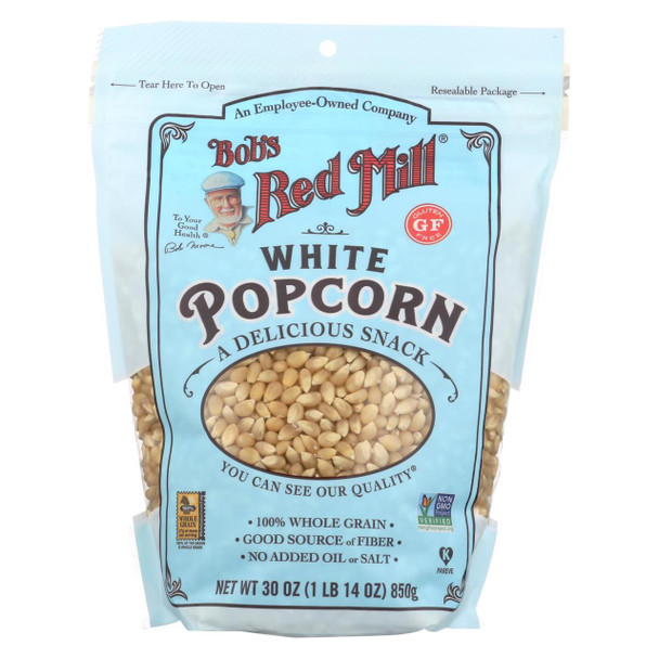 Bob's Red Mill - Popcorn - White - Case of 4 - 30 oz.