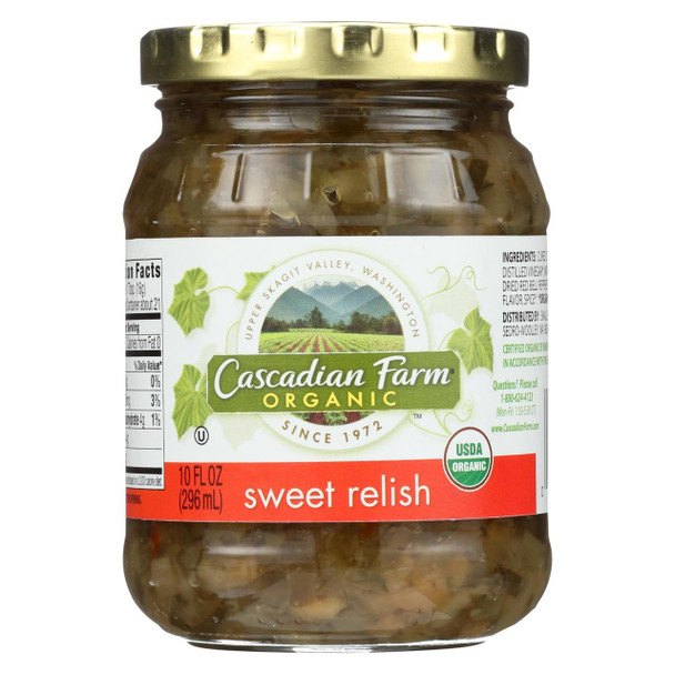 Cascadian Farm - Sweet Relish - Organic - Case of 12 - 10 oz.