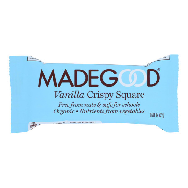 Made Good - Crispy Squares - Vanila - Case of 12 - 0.78 oz.