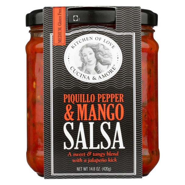Cucina & Amore - Piquillo Pepper and Mango Salsa - Case of 6 - 14.8 oz.