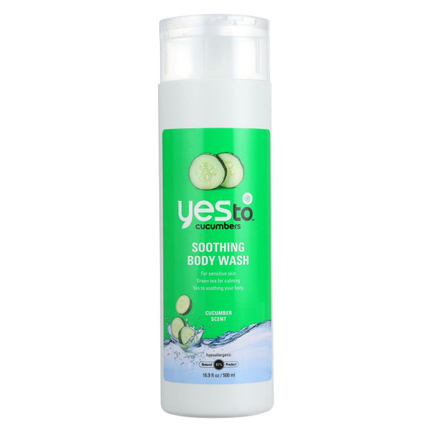 Yes To - Cucumbers - Soothing Body Wash - 16.9 fl oz.