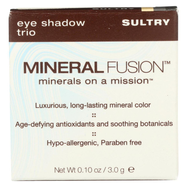 Mineral Fusion - Eye Shadow Trio - Sultry - 0.1 oz.