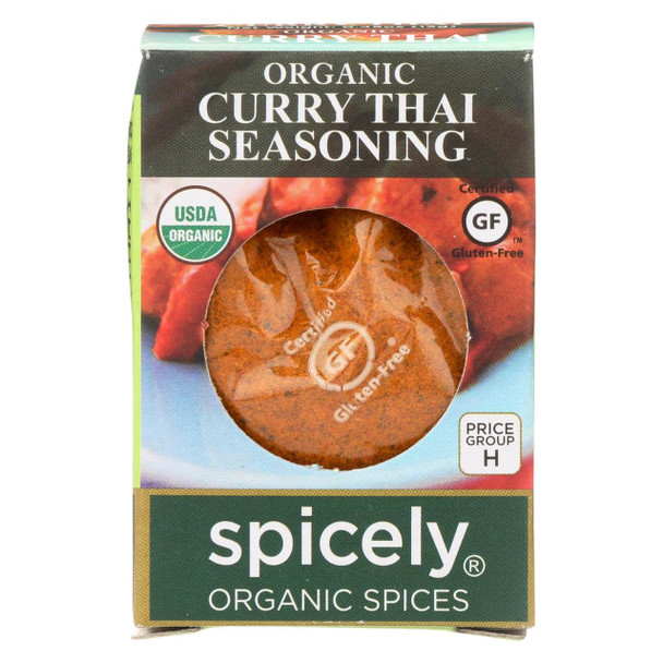 Spicely Organics - Organic Curry - Thai - Case of 6 - 0.45 oz.