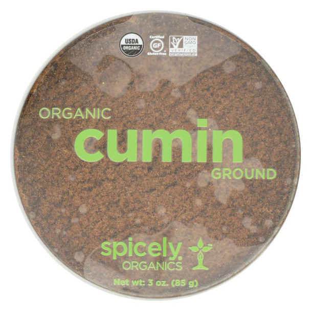 Spicely Organics - Organic Cumin - Ground - Case of 2 - 3 oz.