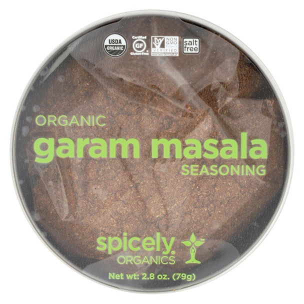 Spicely Organics - Organic Garam Masala - Case of 2 - 2.8 oz.